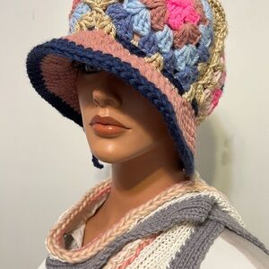 Hat Granny Square crochet hat